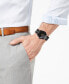 ფოტო #5 პროდუქტის Unisex Swiss Automatic True Diamond (1/8 ct. t.w.) Black Ceramic Bracelet Watch 40mm