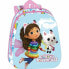 Школьный рюкзак Gabby's Dollhouse Розовый Небесный синий 27 x 33 x 10 cm