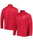 Фото #4 товара Men's Red St. Louis Cardinals Delray IslandZone Half-Zip Top