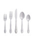 Фото #1 товара Riverridge Rose 46 Piece Monogrammed Flatware Set - I, Service for 8