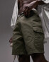 Topman skinny cargo shorts in khaki