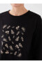 Фото #10 товара Толстовка LCW Grace Bicycle Neck Printed Sweatshirt