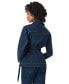 ფოტო #2 პროდუქტის Women's Belted Denim Trucker Jacket