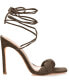 Фото #2 товара Women's Edelie Linen Tie Up Sandals