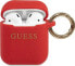 Фото #1 товара Guess Etui ochronne GUACCSILGLRE Silicone Glitter do AirPods 1/2 czerwone