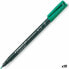 Постоянный маркер Staedtler Lumocolor 318 F Зеленый (10 штук)