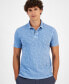 ფოტო #1 პროდუქტის Men's Regular-Fit Textured Polo Shirt, Created for Macy's