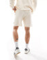 Фото #2 товара The Couture Club co-ord emblem knitted shorts in off white