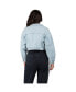 Фото #2 товара Women's Cropped Denim Trucker Jacket