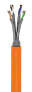 Wentronic CAT 7A Network Cable - S/FTP (PiMF) - orange - 250m - 250 m - Cat7a - S/FTP (S-STP)