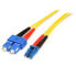 Фото #3 товара StarTech.com Fiber Optic Cable - Single-Mode Duplex 9/125 - LSZH - LC/SC - 1 m - 1 m - OS1 - LC - SC