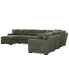 Фото #16 товара Radley 5-Piece Fabric Chaise Sectional Sofa, Created for Macy's