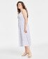 ფოტო #3 პროდუქტის Women's Printed Smocked-Bodice Midi Dress, Created for Macy's