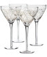 Фото #1 товара Gold Decal Martini Glasses, Set of 4, Created for Macy's