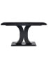 Фото #5 товара Luxurious Faux Marble Dining Table with X-Base and Sturdy Construction