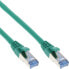 Фото #1 товара InLine Patch Cable S/FTP PiMF Cat.6A halogen free 500MHz green 15m