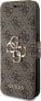 Guess Guess GUBKP15X4GMGBR iPhone 15 Pro Max 6.7" brązowy/brown book 4G Metal Logo