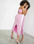 Фото #4 товара ASOS EDITION sequin pencil midi skirt in pink