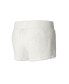 Фото #1 товара Women's White Las Vegas Raiders Fluffy Pullover Sweatshirt Shorts Sleep Set
