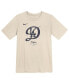 Preschool Cream Los Angeles Dodgers 2024 City Connect Large Logo T-Shirt