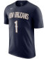 ფოტო #3 პროდუქტის Men's Zion Williamson Navy New Orleans Pelicans Name & Number T-shirt