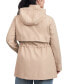 Фото #2 товара Women's Plus Size Hooded Water-Resistant Anorak Coat