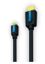 Фото #2 товара PureLink Kabel HDMI - Micro-HDMI HDMI-D 3 m - Cable - Digital/Display/Video
