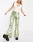 Фото #4 товара Topshop kickflare trouser in floral print