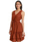 Фото #2 товара Women's V-Neck Sleeveless A-Line Dress