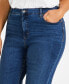 Фото #6 товара Plus Size High-Rise Straight-Leg Jeans, Created for Macy's