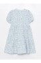 Фото #2 товара Платье для малышей LC WAIKIKI Цветочное платье с отложным воротником для девочек