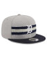 ფოტო #3 პროდუქტის Men's Gray, Navy Detroit Tigers Band 9FIFTY Snapback Hat