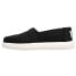 TOMS Alpargata Mallow Slip On Womens Black Sneakers Casual Shoes 10016741