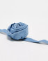 Kaiia denim rose corsage in blue