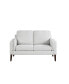 Фото #2 товара 35" Wood, Steel, Foam and Polyester Nate with Power and USB Ports Loveseat
