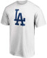 Фото #3 товара Men's White Los Angeles Dodgers Official Logo T-shirt