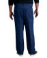 ფოტო #3 პროდუქტის Men's Big & Tall Stretch Denim Classic-Fit Pleated Pants