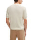 Фото #3 товара Men's Regular-Fit Short Sleeved Sweater