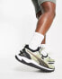 Puma Running Voyage Nitro trainers in khaki and black