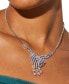 ფოტო #2 პროდუქტის Silver-Tone Cubic Zirconia Bib Necklace, 16" + 2" extender, Created For Macy's