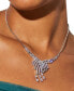 Фото #2 товара Eliot Danori silver-Tone Cubic Zirconia Bib Necklace, 16" + 2" extender, Created For Macy's