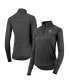 ფოტო #1 პროდუქტის Women's Black Michigan State Spartans Stingray Raglan Quarter-Zip Top