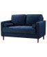 Фото #3 товара Lillith Modern Loveseat With Upholstered Fabric and Wooden Frame