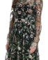 Фото #4 товара Marchesa Notte Embroidery On Tulle Gown Women's