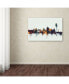 Фото #3 товара Michael Tompsett 'Geneva Switzerland Skyline V' Canvas Art - 12" x 19"