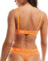 Фото #4 товара Calvin Klein CK 96 unlined demi bra in orange animal lace