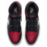 Jordan Air Jordan 1 High Bred Toe 高帮 复古篮球鞋 男款 黑红脚趾