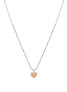 Bronze necklace with heart Linea Brilliant LJ1554