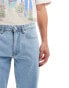 DTT rigid straight fit jeans in light stone