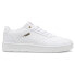 Фото #1 товара Puma Court Classic Lace Up Mens White Sneakers Casual Shoes 39501801